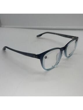 NIKE 5057 415 Grey Blue Girls Kids Round Full Rim Eyeglasses 47-17-135